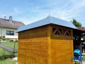 Verkleidung Dach Schuppen Haeuschen Gartenhaus Alublech